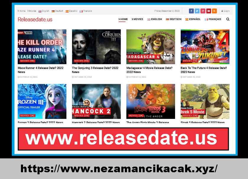 Release Date – Movie Release Dates Web Blog